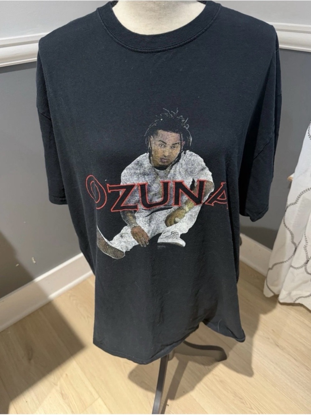 Ozuna 2017 Concert Tour Double Sided Rap T Shirt Size XL
